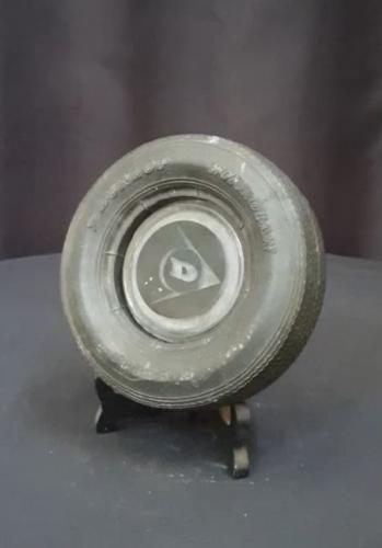 wheel ashtray